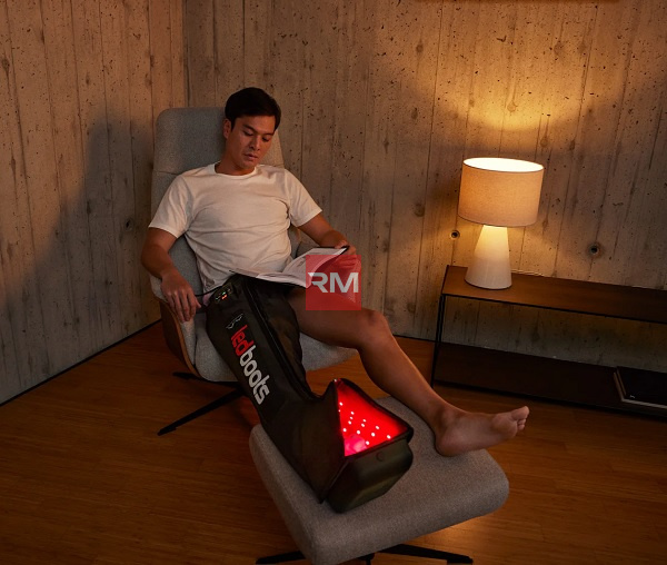 LED BOOTS BY CR — Компрессионные ботинки с фотобиомодуляцией для восстановления ног - 4